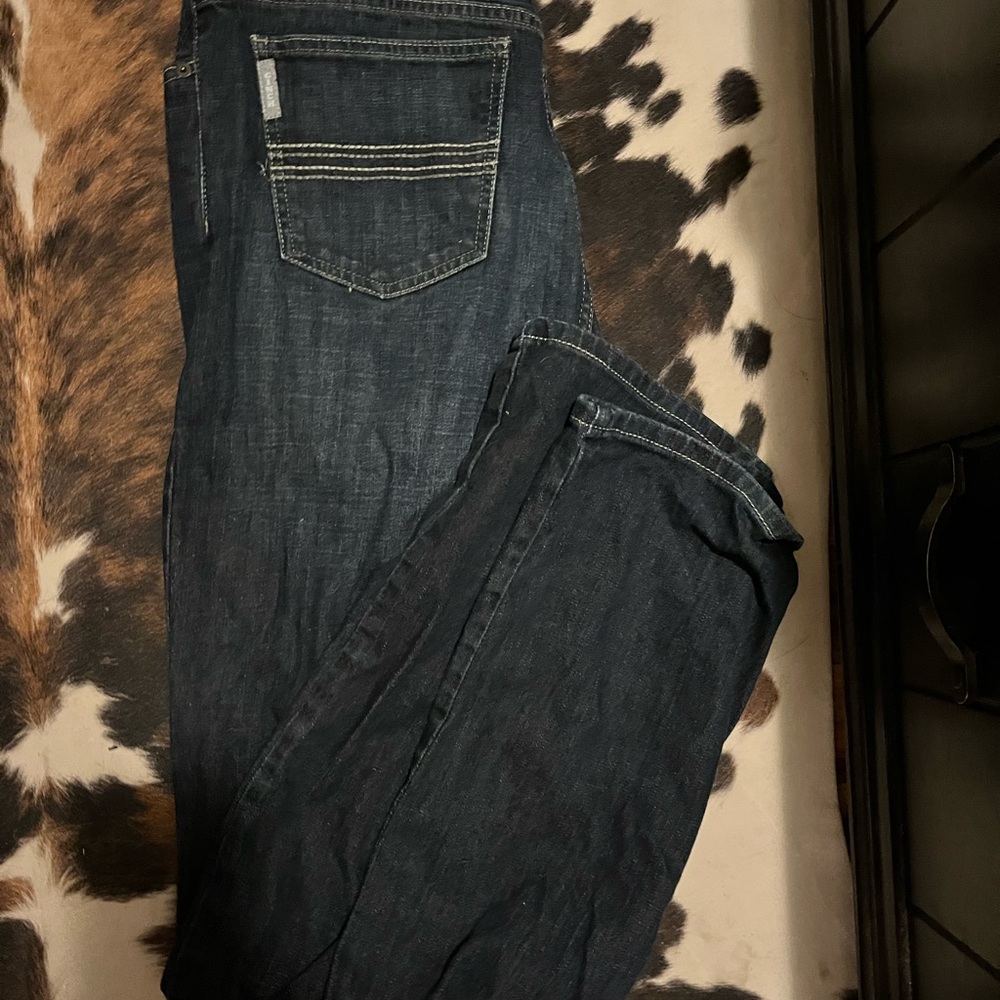 Cinch Men's Dark Blue Bootcut Jeans
